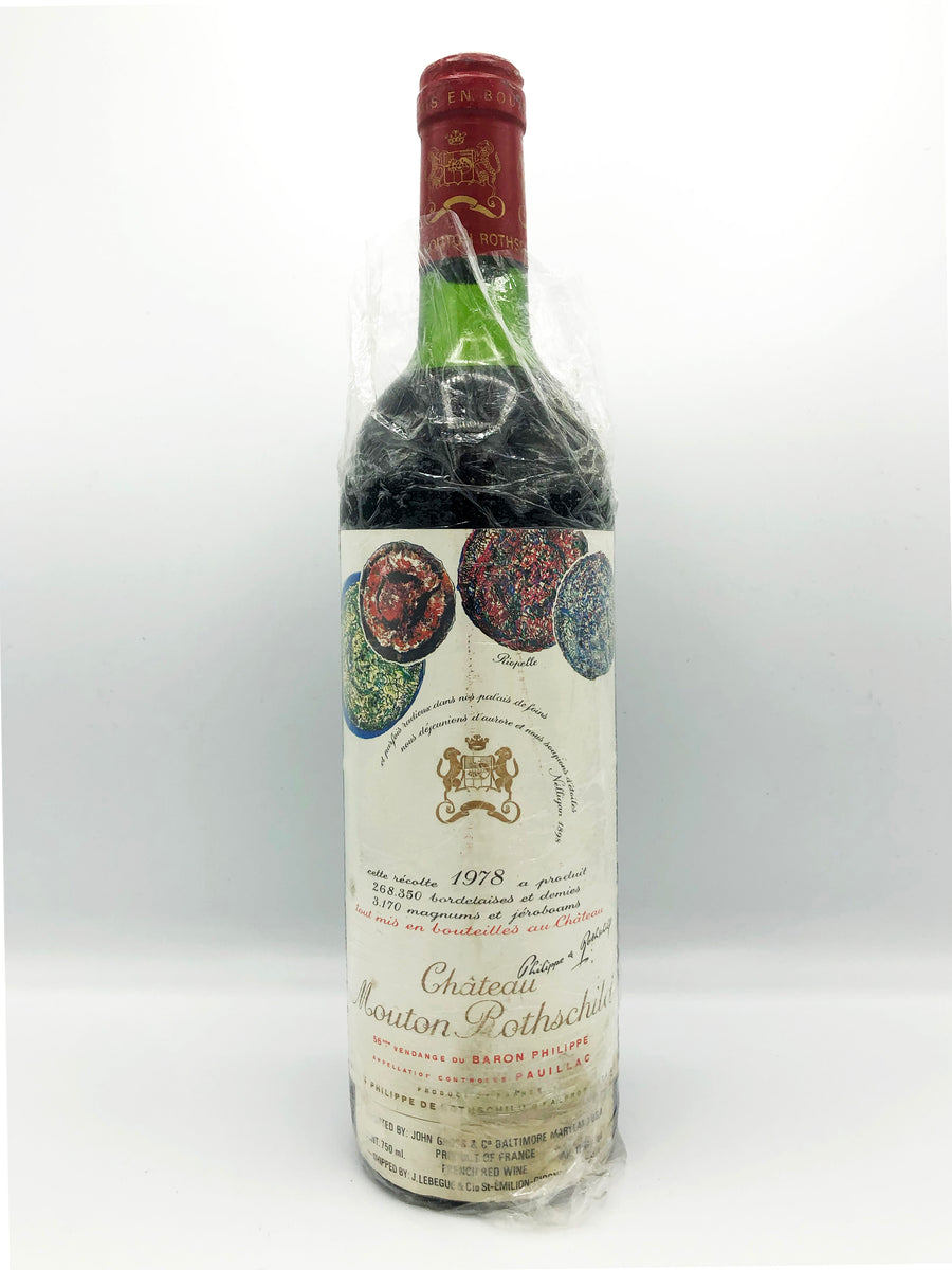 CHATEAU MOUTON ROTHSCHILD PAUILLAC 1978 750ML – Village Wine & Spirits