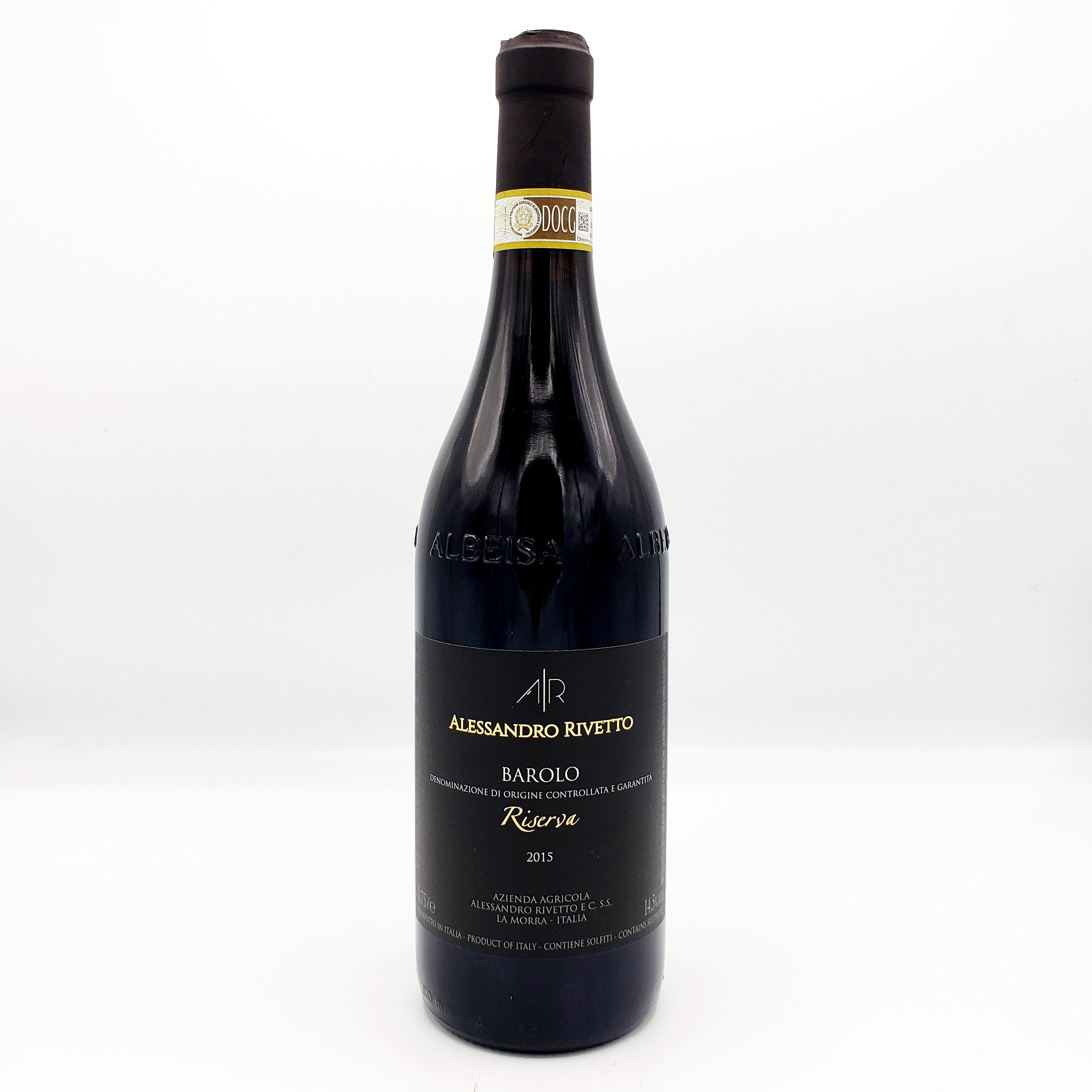 2015 Spirits Village RISERVA BAROLO – ALESSANDRO Wine 750ML RIVETTO &