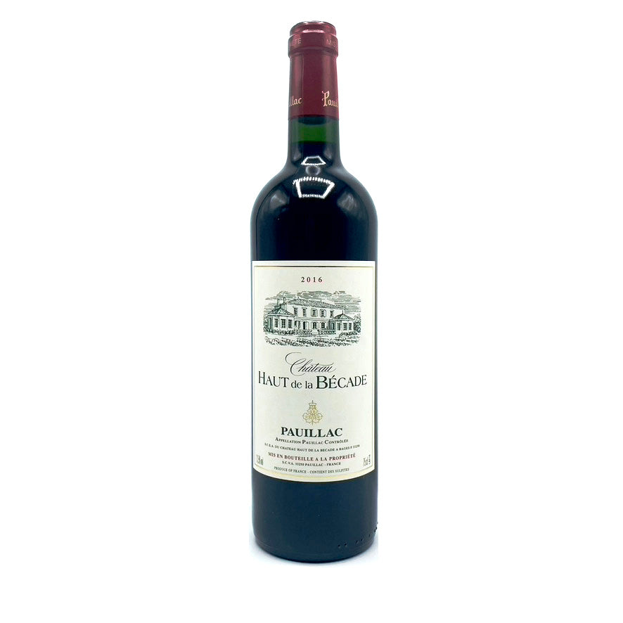 CHATEAU HAUT DE LA BECADE PAUILLAC 2016 750ML