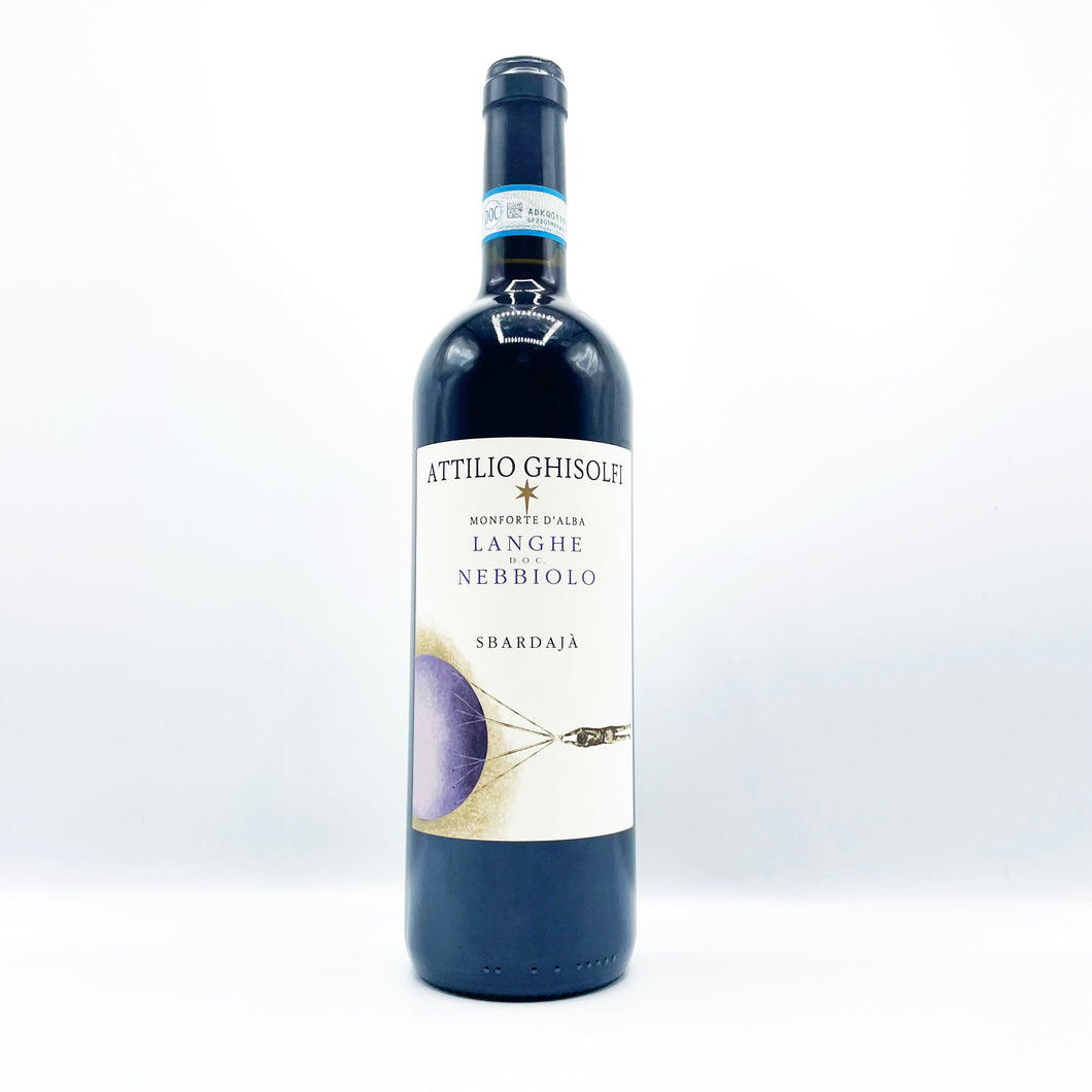 ATTILIO GHISOLFI SBARDAJA LANGHE NEBBIOLO 2022 750ML