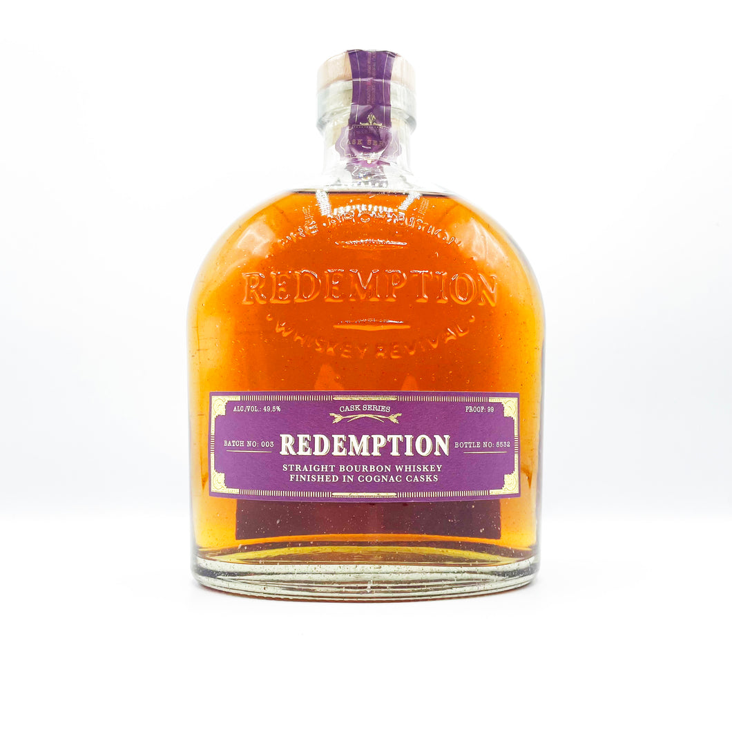REDEMPTION BOURBON COGNAC CASK 750ML