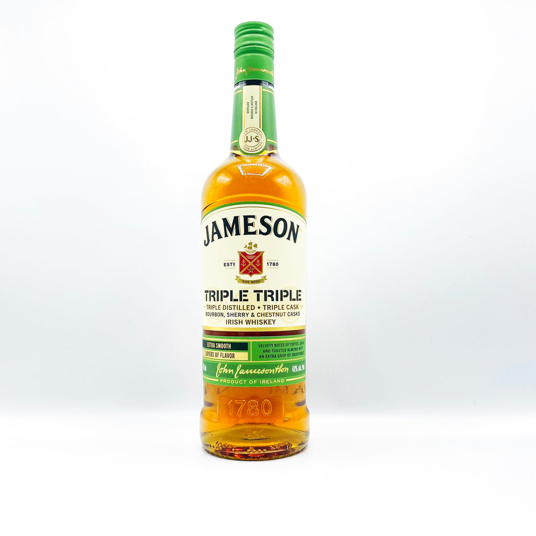 JAMESON IRISH WHISKY TRIPLE TRIPLE 750ML