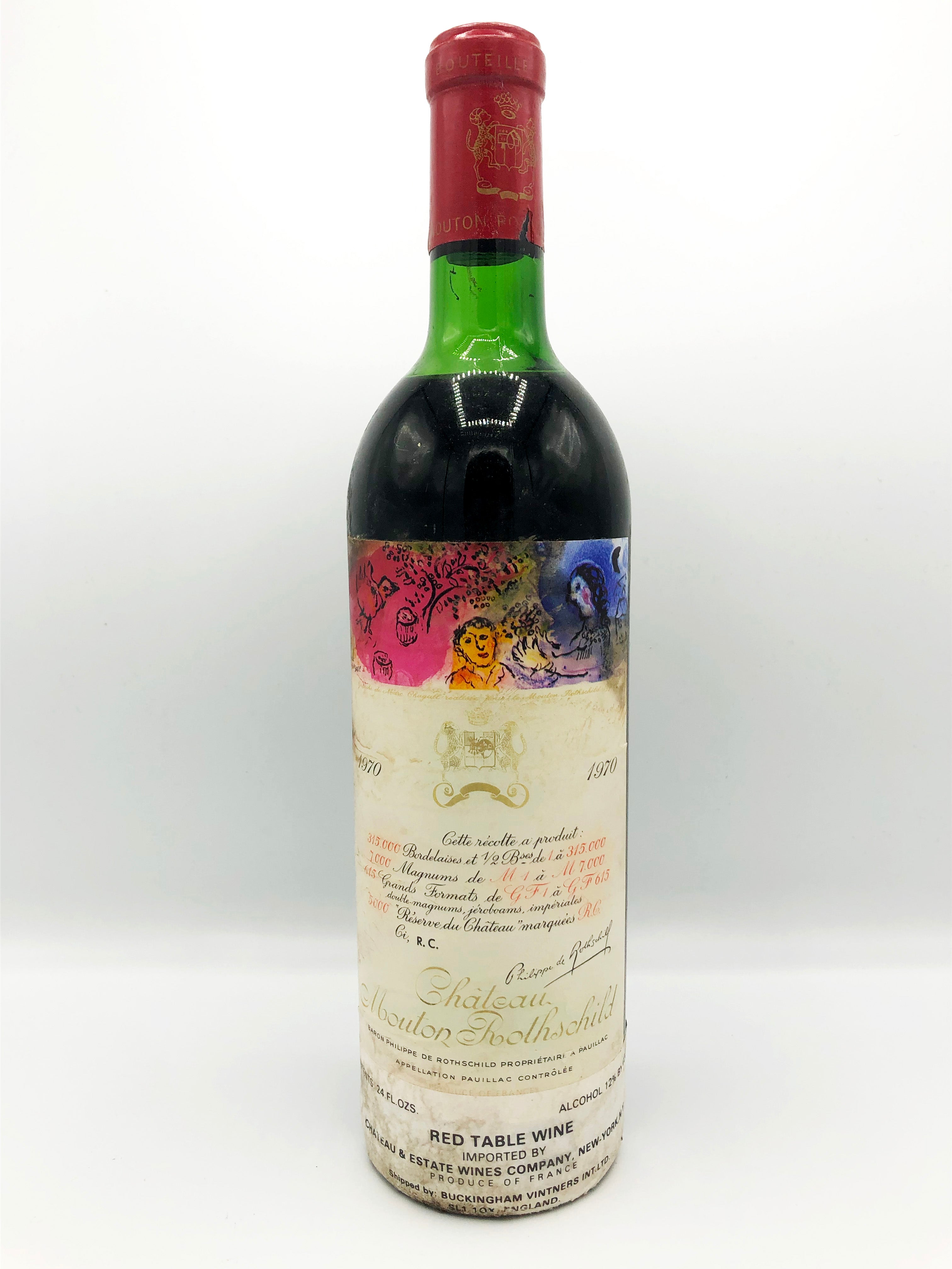 CHATEAU MOUTON ROTHSCHILD PAUILLAC 1970 750ML – Village Wine
