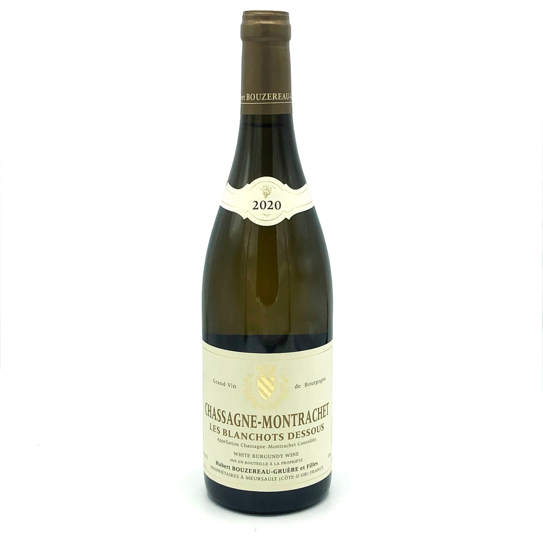 DOMAINE BOUZEREAU-GRUERE CHASSAGNE MONTRACHET BLANCHOT DESSOUS 2020 750ML